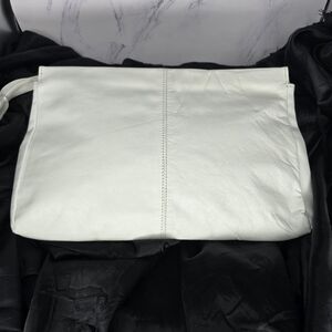 Vintage Toni White Leather Clutch